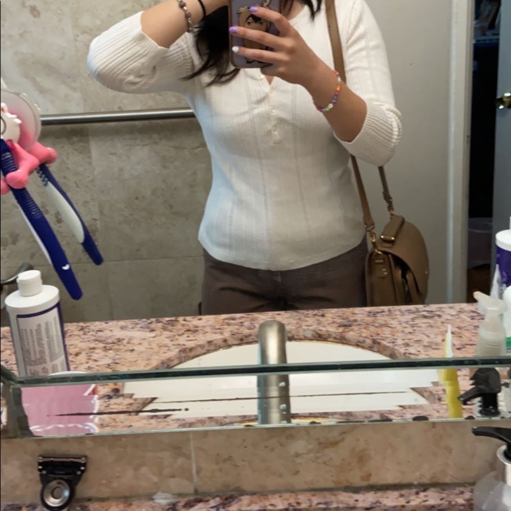 white button shirt